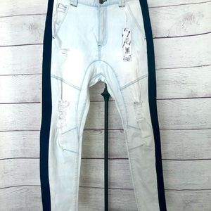 NXP Nena & Pasadena Sergeant Pants - Men’s Size 32 - Ripped Cut Knee Slim Skinny